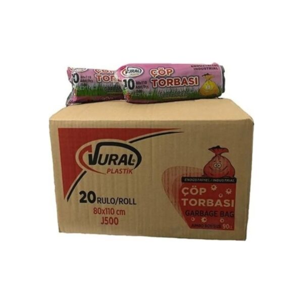 VURAL ÇÖP TORBASI JUMBO 80*110 500 GR SİYAH