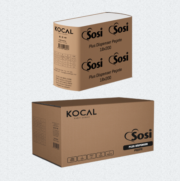 SOSİ DİSPENSER PEÇETE 3 KATLI